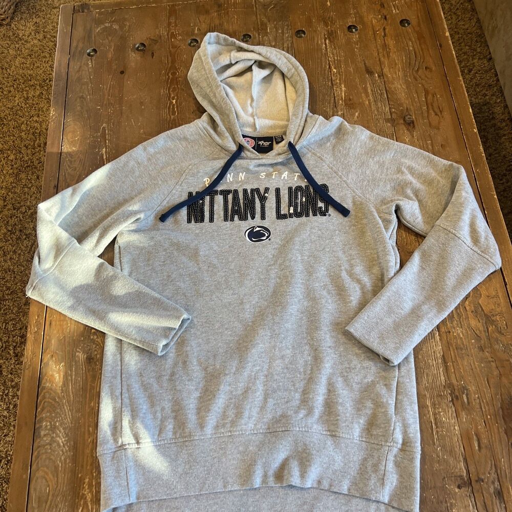 Penn State PSU Nittany Lions Women’s Hoodie Small Gray G-III 4Her NCAA Pullover
